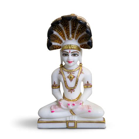 Marble Parshwanath Bhagwan Statue | Shop Now — Handicraft Bazaar