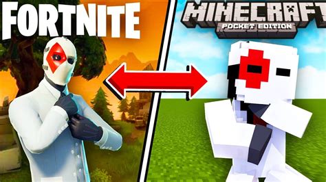 How To Get Fortnite Skins In Minecraft Pocket Edition! (Minecraft PE ...