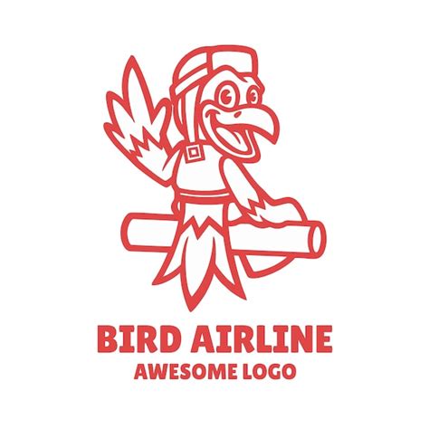 Premium Vector | Bird airline logo