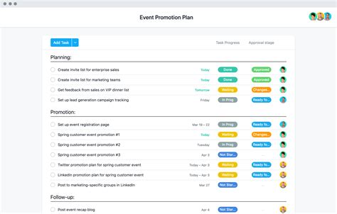 Event Planning Timeline Spreadsheet