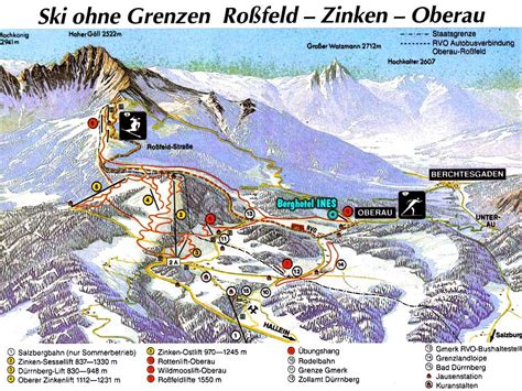 Obersalzberg Piste Map | Plan of ski slopes and lifts | OnTheSnow