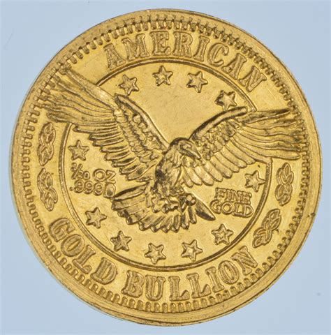 American Gold Bullion 999.9 Fine Gold Token AGW 1/20 oz | Property Room