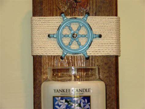 Nautical Wall Sconce, Candle Holder, Candle Sconce, Rustic wall s | aftcra