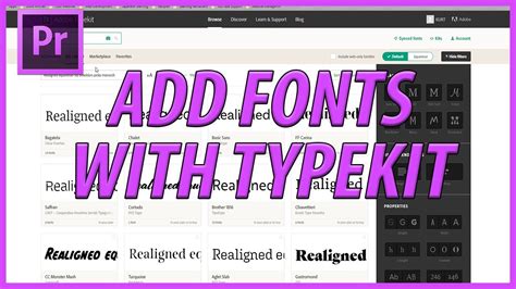 How To Add Fonts To Premiere Pro - Mukolos