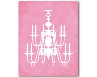 Items similar to Modern Chandelier Silhouette on Chevron - Dining Room or Kitchen Wall Art ...