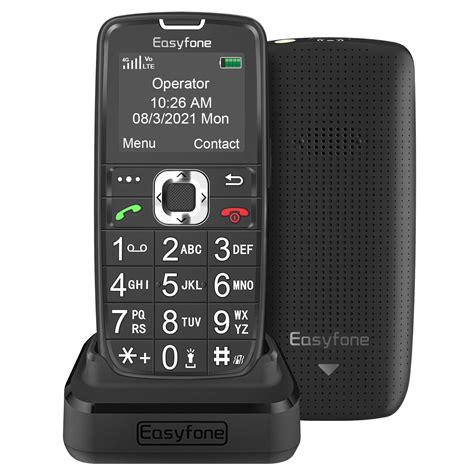 Buy Easyfone Prime-A6 4G Feature Cell Phone, Easy-to-Use Clear Sound ...