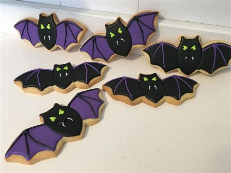 Bat Halloween Cookies - 1 Dozen by baked on Etsy https://www.etsy.com/listing/83256343/ba ...