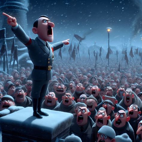 Adolf Hitler in Pixar Animation Style | Offensive AI Pixar | Know Your Meme