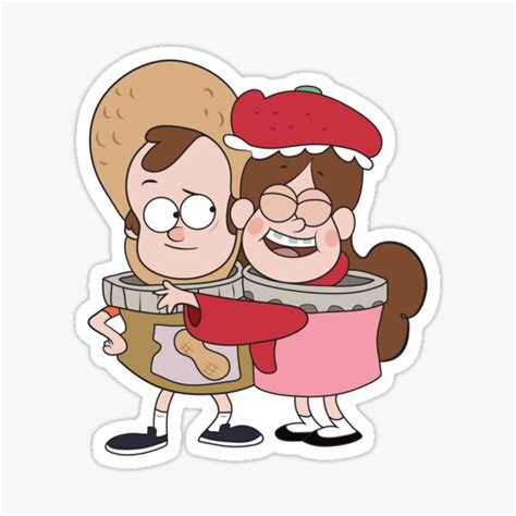 "Gravity Falls Mabel and Dipper Pines" Sticker for Sale by BestCreations | Redbubble