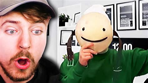 MrBeast Reacts To Dream Face Reveal... - YouTube