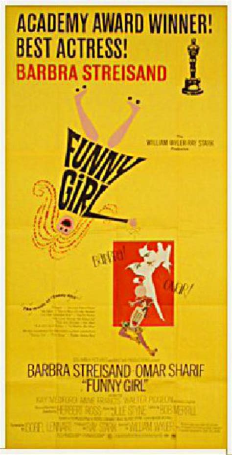 Funny Girl Original 1968 U.S. Three Sheet Movie Poster - Posteritati ...