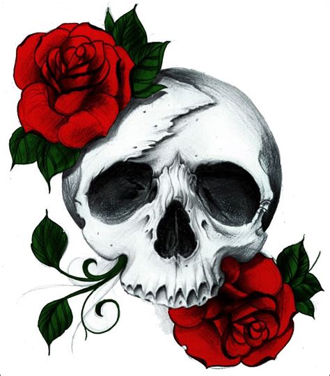 skull rose - ค้นหาด้วย Google | SKULL | Pinterest