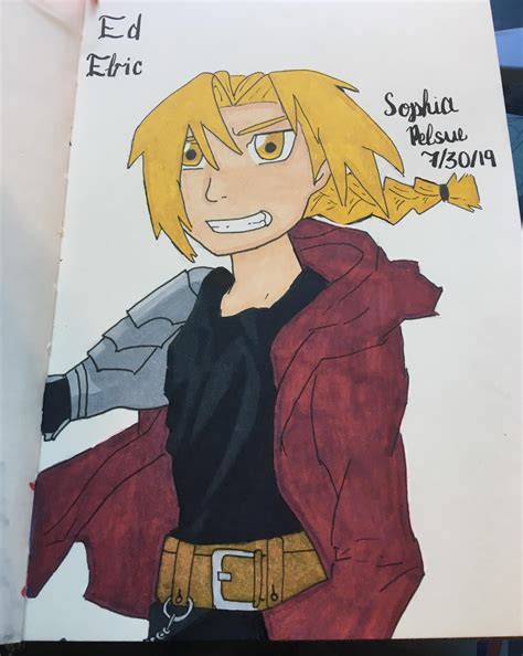 Edward Elric Fan Art! : r/FullmetalAlchemist