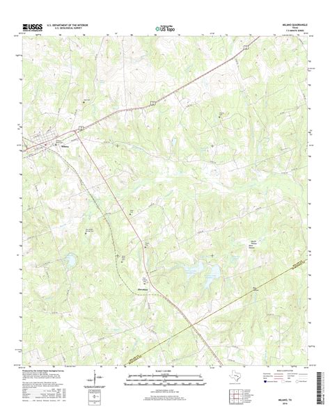 MyTopo Milano, Texas USGS Quad Topo Map