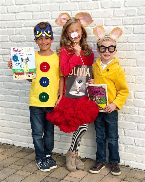 It’s Book Character Day! This year they chose Pete the Cat, Olivia, and … | Kids book character ...