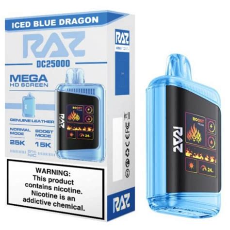 RAZ DC 25K Puff Disposable Rechargeable Vape - Smoke Shop Delivers