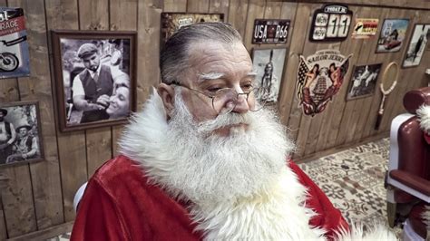 ASMR - Santa Claus Haircut - RELAXING - Christmas Magic Spirit - Old School BarberShop - Scissor ...