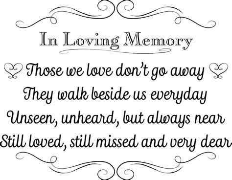 Free Printable In Loving Memory Template - Printable Templates