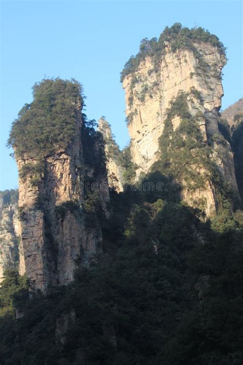 Zhangjiajie National Park, China. Avatar Mountains Stock Photo - Image of gilboa, carpet: 111264244