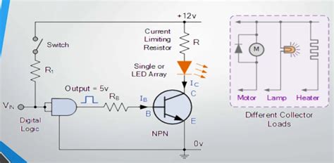 Transistor As A Switch Circuit Diagram