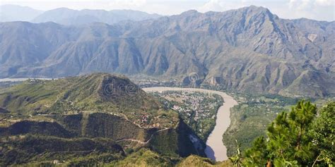 View of Satluj River, Himachal Pradesh Stock Image - Image of mountain ...