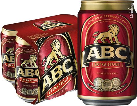 ABC Extra Stout Beer Can, 6 x 323ml : Amazon.sg: Grocery