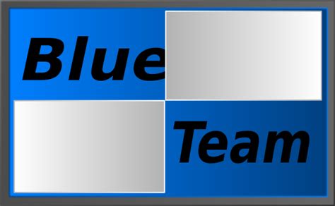 Blue Team Clip Art at Clker.com - vector clip art online, royalty free ...