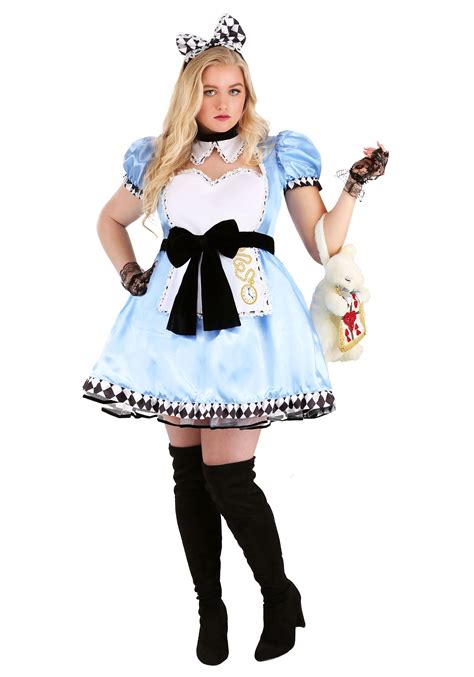 Plus Size Women's Alluring Alice Costume