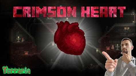 Terraria Crimson Heart - YouTube