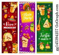 260 Cartoon Mexican Nachos Characters Clip Art | Royalty Free - GoGraph