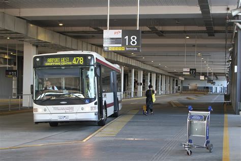 Tullamarine Bus Lines 6629AO on route 478 at the Melbourne Airport terminal 4 transport hub ...