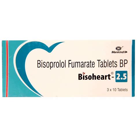 Bisoprolol Fumarate Tablet at Rs 55.69/stripe | Kumbharia | Surat | ID: 2850170248530