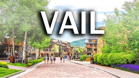 Vail, Colorado in Summer | Walking Tour in 4K - YouTube