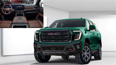 2025 GMC Yukon AT4 Shows Everything Inside-Out in Ritzy Colors, But Only in CGI - autoevolution