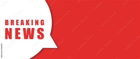 red breaking news background vector design Stock Vector | Adobe Stock