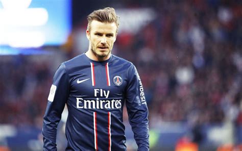 Download David Beckham Psg Debut Wallpaper | Wallpapers.com