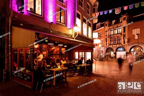 Street cafe at night, Stock Photo, Picture And Rights Managed Image. Pic. IBR-3291915 | agefotostock