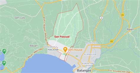 Map of San Pascual, Batangas - Batangas History, Culture and Folklore