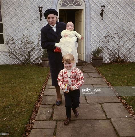 Son of Princess Alexandra of Kent James Ogilvy with his sister Marina ...