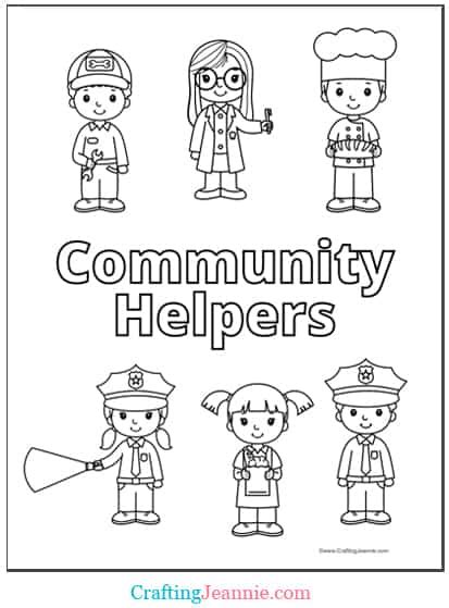 Free Coloring Pages Community People