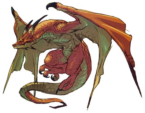 Wyvern Dragon - Characters & Art - Breath of Fire IV