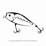 Fishing Lure Coloring Page sketch template