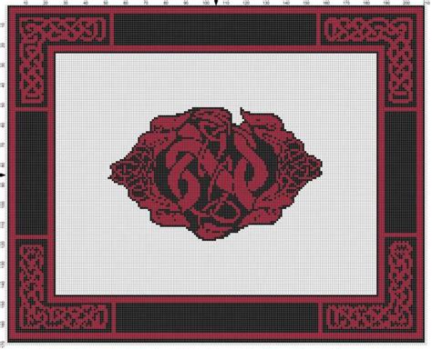 Celtic Dragons Original Cross Stitch Pattern Instant Digital | Etsy ...