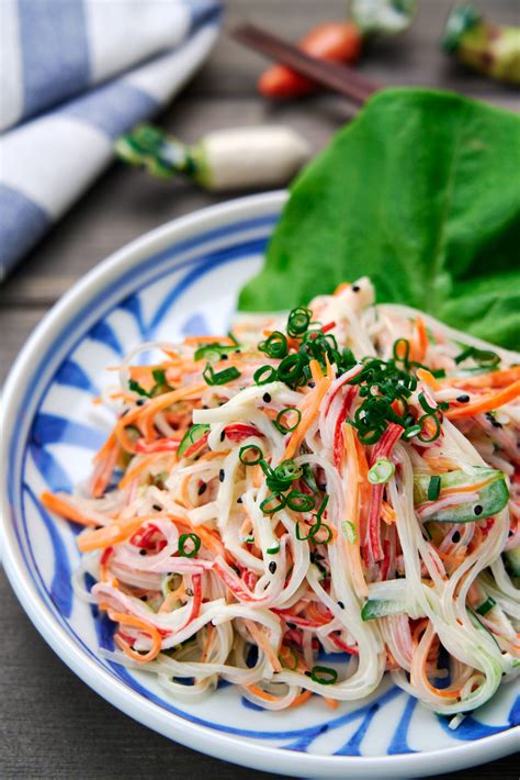 EASY Kani Salad Recipe - Japanese Crab Stick