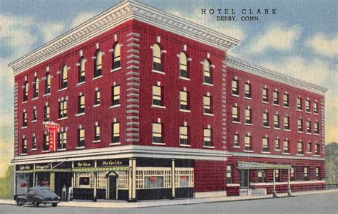 Derby Connecticut Hotel Clark Antique Postcard J58717 | eBay in 2021 ...