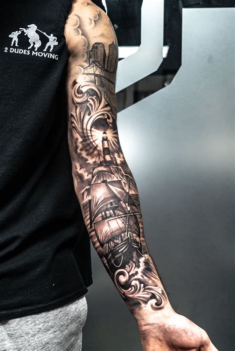 Book Tattoo Appointment Online — Certified Tattoo Studios | Sleeve tattoos, Ship tattoo sleeves ...