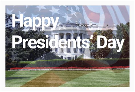 Presidents' Day Postcard - White House - Onovative