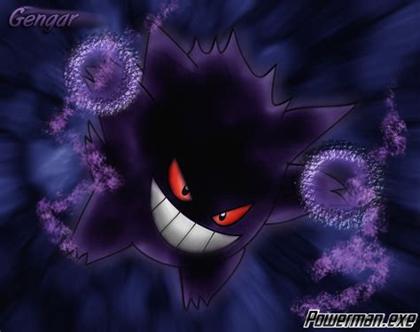 Gengar, Shadow Ball by RapidPowerBlast on DeviantArt