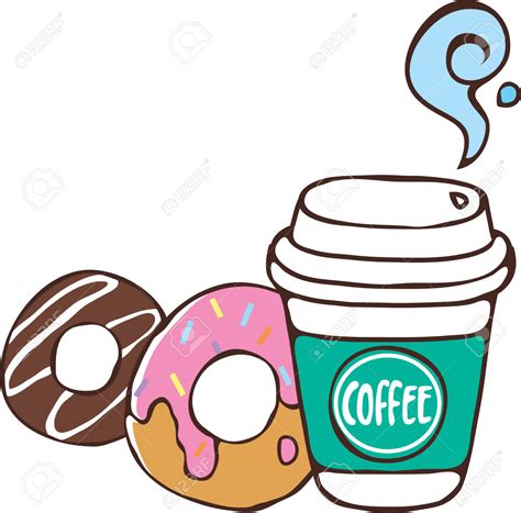 Coffee And Donuts Clipart | Free download on ClipArtMag