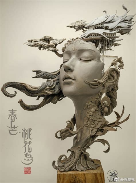 Surreal Bust Sculpture is 360 Degrees of Awe-Inspiring Detail